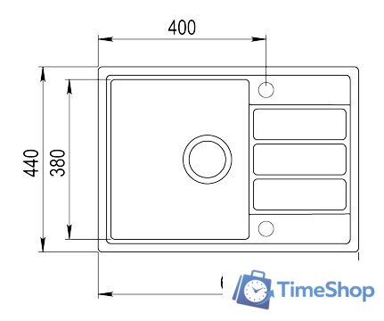 Кухонная мойка TEKA Comfor 45 S-TQ (оникс) - Изображение №3 — Интернет-магазин Time-Shop