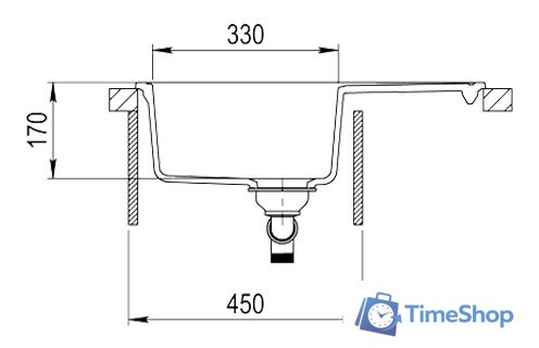 Кухонная мойка TEKA Comfor 45 S-TQ (оникс) - Изображение №4 — Интернет-магазин Time-Shop