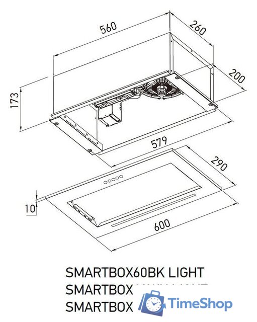 Кухонная вытяжка Meferi SMARTBOX60WH Light - Изображение №14 — Интернет-магазин Time-Shop