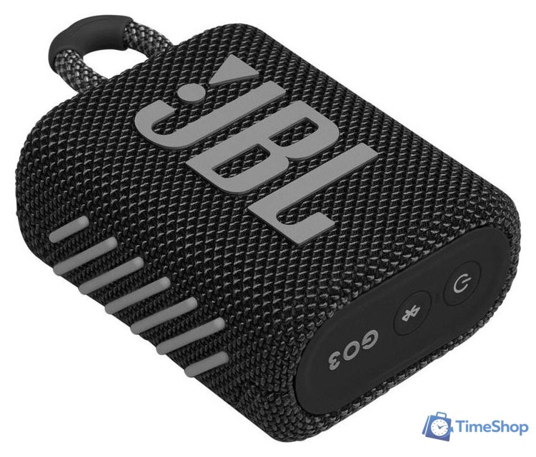 Беспроводная колонка JBL Go 3 (черный) - Изображение №3 — Интернет-магазин Time-Shop