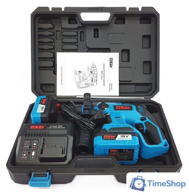 Перфоратор Toua DBLH180-1 (с 1-им АКБ, кейс) - Изображение №4 — Интернет-магазин Time-Shop