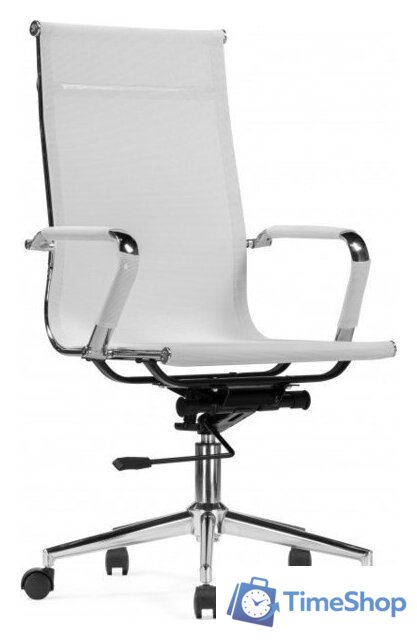 Офисное кресло Woodville Reus (белая сетка/хром) - Изображение №1 — Интернет-магазин Time-Shop