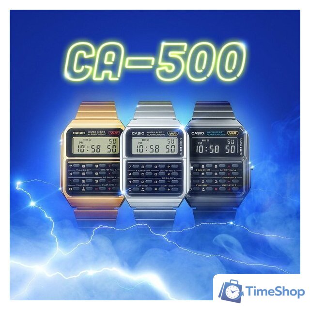 Наручные часы Casio Vintage CA-500WE-1A - Изображение №5 — Интернет-магазин Time-Shop
