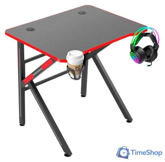 Геймерский стол Defender Assasin Black 64331 - Изображение №1 — Интернет-магазин Time-Shop