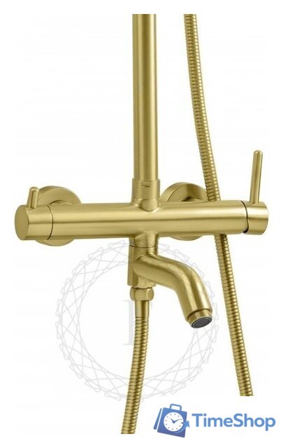 Душевая система  Filarete Roun FL2020 (матовое золото) - Изображение №3 — Интернет-магазин Time-Shop