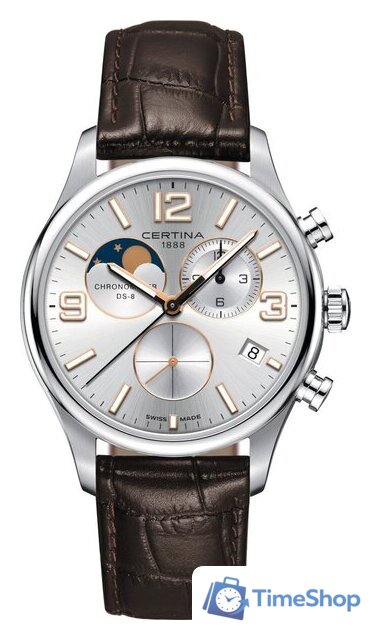 Наручные часы Certina DS-8 Moon Phase C033.460.16.037.00 - Изображение №1 — Интернет-магазин Time-Shop
