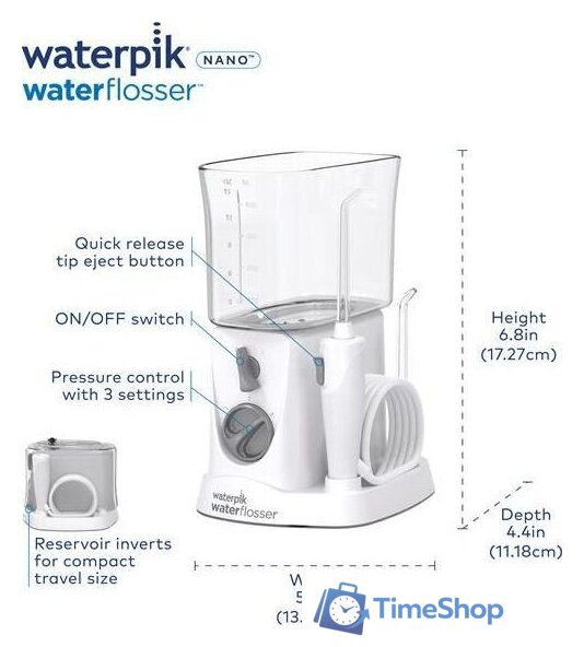 Ирригатор  Waterpik Reg WF310EU - Изображение №8 — Интернет-магазин Time-Shop