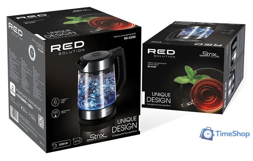 Электрический чайник RED Solution RK-G194 - Изображение №10 — Интернет-магазин Time-Shop