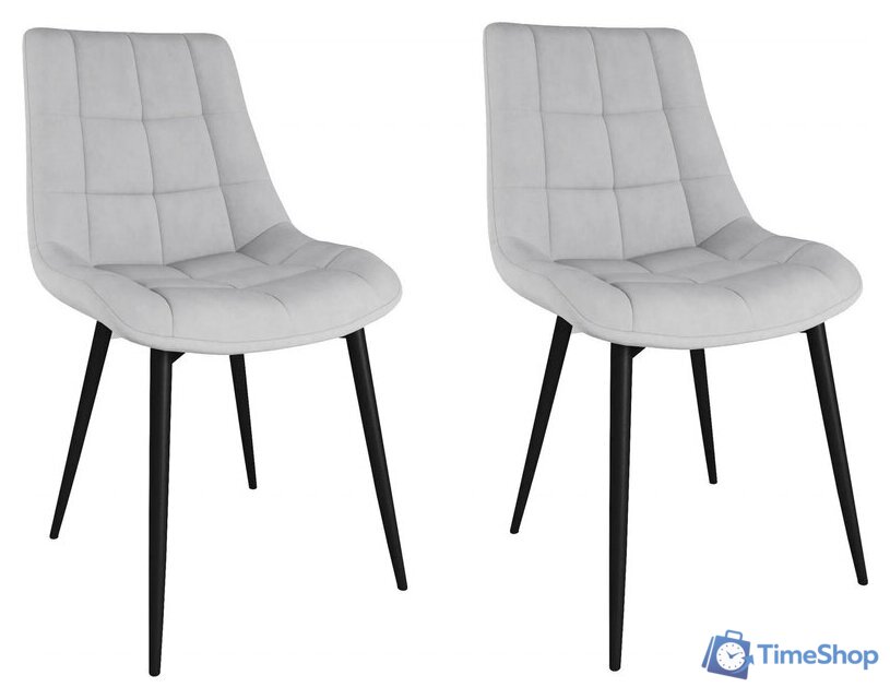 Стул ДСВ Президент (2 шт, серый софт) - Изображение №1 — Интернет-магазин Time-Shop