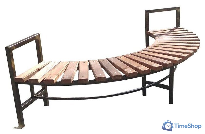 Скамейка Saniji Полукруглая С72 1700x450x900 - Изображение №1 — Интернет-магазин Time-Shop