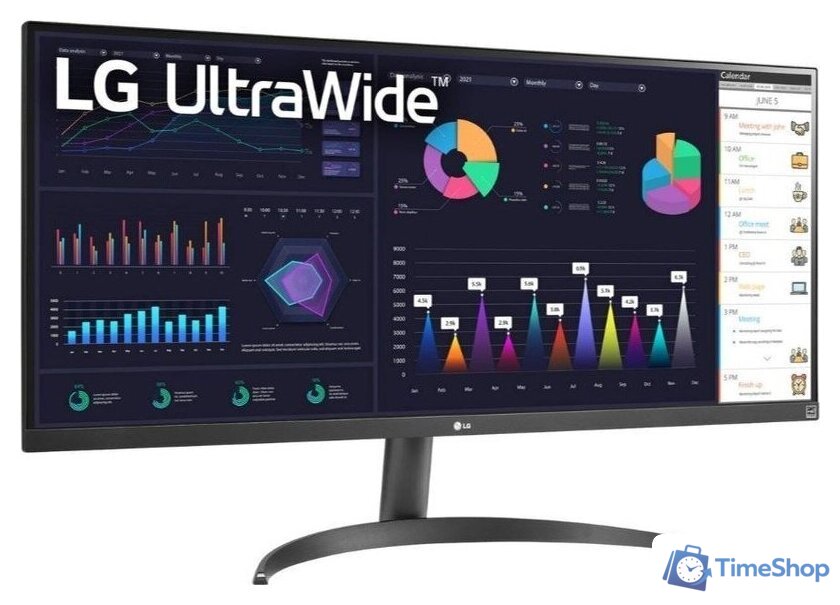 Монитор LG UltraWide 34WQ500-B - Изображение №3 — Интернет-магазин Time-Shop