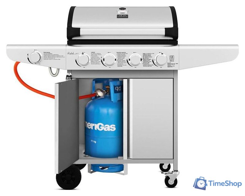 Газовый гриль для дачи Koler Relish v1 (серебристый) - Изображение №3 — Интернет-магазин Time-Shop