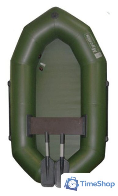 Гребная лодка Муссон R-200 с гребками (зеленый) - Изображение №1 — Интернет-магазин Time-Shop