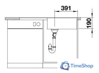 Кухонная мойка Blanco Metra XL 6 S-F (белый) [516522] - Изображение №3 — Интернет-магазин Time-Shop
