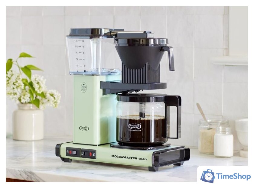Капельная кофеварка Technivorm Moccamaster KBG741 Select (пастельный зеленый) - Изображение №4 — Интернет-магазин Time-Shop