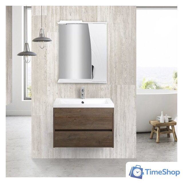  Doratiz Шкаф с зеркалом Тропикана 65 R 2712.708 (белый,с подсветкой) - Изображение №7 — Интернет-магазин Time-Shop