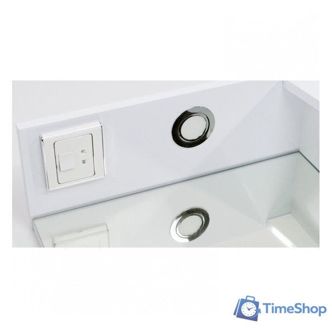  Doratiz Шкаф с зеркалом Тропикана 65 R 2712.708 (белый,с подсветкой) - Изображение №5 — Интернет-магазин Time-Shop