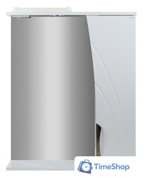  Doratiz Шкаф с зеркалом Тропикана 65 R 2712.708 (белый,с подсветкой) - Изображение №2 — Интернет-магазин Time-Shop