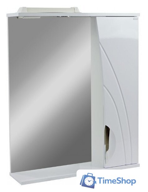  Doratiz Шкаф с зеркалом Тропикана 65 R 2712.708 (белый,с подсветкой) - Изображение №1 — Интернет-магазин Time-Shop