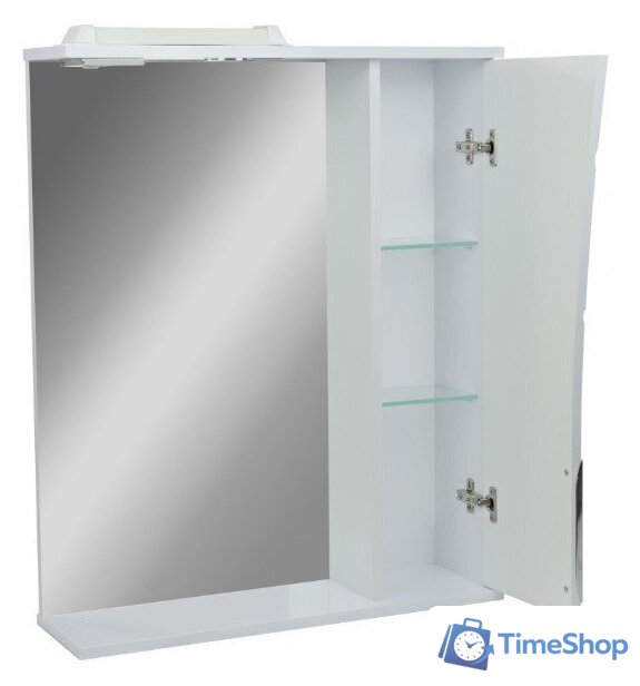  Doratiz Шкаф с зеркалом Тропикана 65 R 2712.708 (белый,с подсветкой) - Изображение №3 — Интернет-магазин Time-Shop