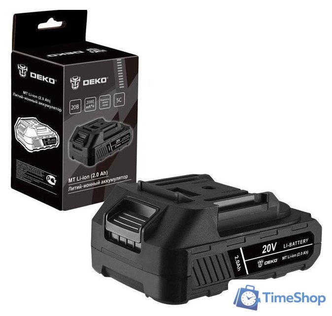 Аккумулятор Deko MT Power 084-1068 (20В/2 Ач) - Изображение №1 — Интернет-магазин Time-Shop