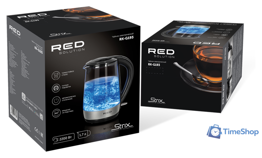 Электрический чайник RED Solution RK-G193 - Изображение №15 — Интернет-магазин Time-Shop