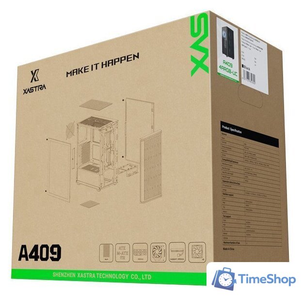 Корпус XASTRA A409 4ARGB-UC (черный) - Изображение №13 — Интернет-магазин Time-Shop