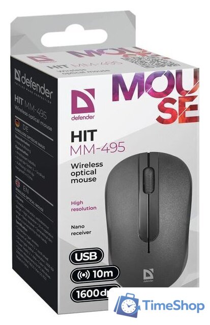 Мышь Defender Hit MM-495 - Изображение №4 — Интернет-магазин Time-Shop