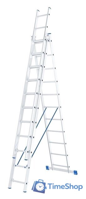 Лестница-стремянка СибрТех 97821 3x11 ступеней - Изображение №1 — Интернет-магазин Time-Shop