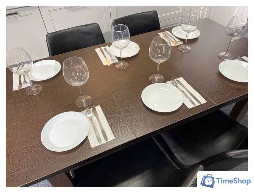 Кухонный стол Senira Кастусь 110-145x70 (венге/венге) - Изображение №12 — Интернет-магазин Time-Shop