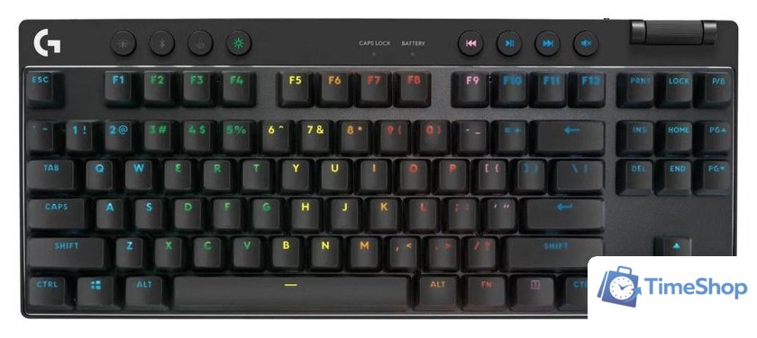 Клавиатура Logitech G Pro X TKL Lightspeed GL Tactile 920-012136 (черный, нет кириллицы) - Изображение №1 — Интернет-магазин Time-Shop