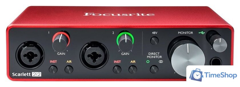  Focusrite Scarlett 2i2 (3-е поколение) - Изображение №2 — Интернет-магазин Time-Shop