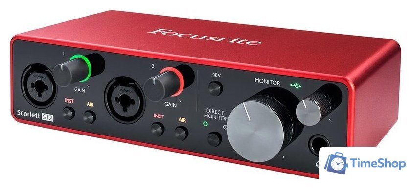  Focusrite Scarlett 2i2 (3-е поколение) - Изображение №3 — Интернет-магазин Time-Shop