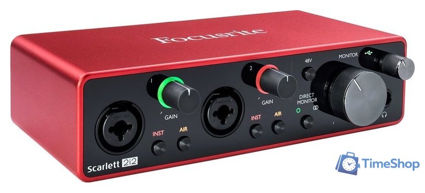  Focusrite Scarlett 2i2 (3-е поколение) - Изображение №1 — Интернет-магазин Time-Shop