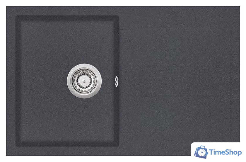 Кухонная мойка Aquasanita Tesa SQT101AW (графит 222) - Изображение №1 — Интернет-магазин Time-Shop