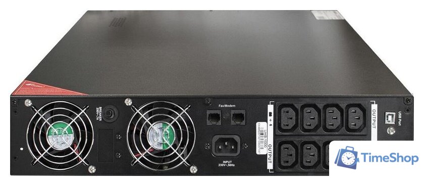 Источник бесперебойного питания ExeGate SinePower UHB-1000.LCD.AVR.C13.RJ.USB.2U - Изображение №6 — Интернет-магазин Time-Shop