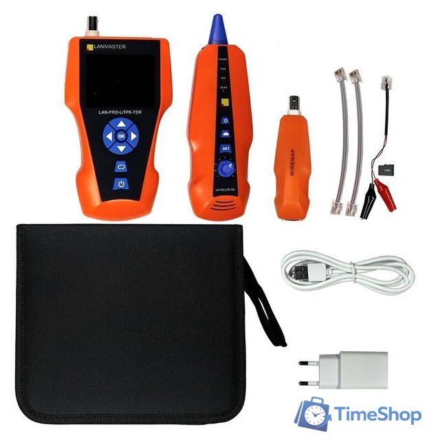 Тестер Lanmaster LAN-PRO-L/TPK-TDR - Изображение №1 — Интернет-магазин Time-Shop
