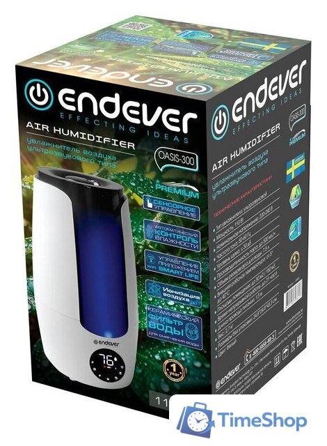 Увлажнитель воздуха Endever Oasis-300 - Изображение №9 — Интернет-магазин Time-Shop