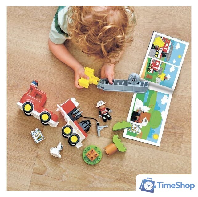 Конструктор LEGO Duplo 10969 Пожарная машина - Изображение №4 — Интернет-магазин Time-Shop