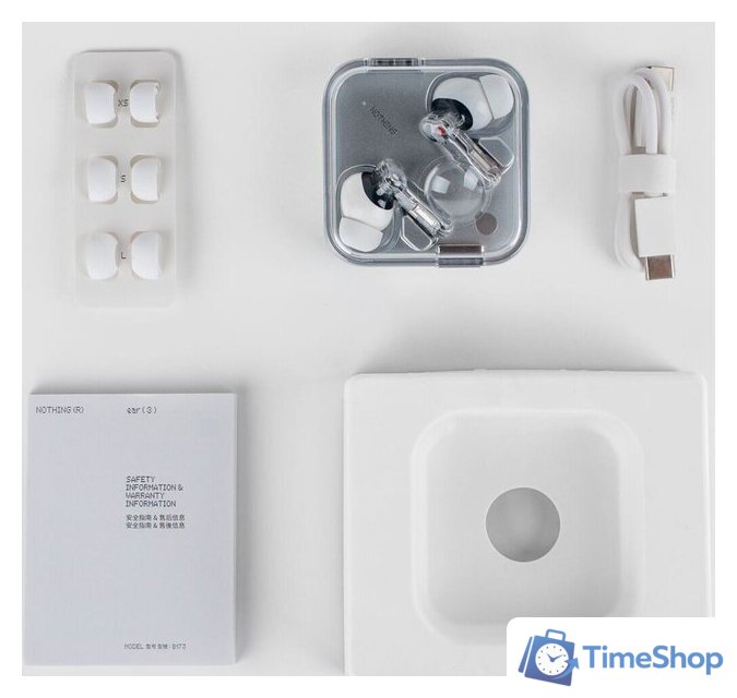 Наушники Nothing Ear 3 (белый) - Изображение №6 — Интернет-магазин Time-Shop