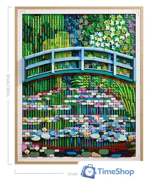 Конструктор LEGO Art 31220 Клод Моне — Мост через пруд с водяными лилиями - Изображение №7 — Интернет-магазин Time-Shop
