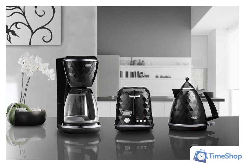 Электрический чайник DeLonghi KBJ 2001.BK - Изображение №4 — Интернет-магазин Time-Shop