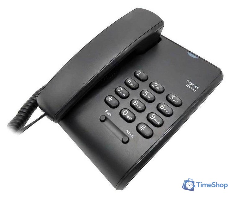 Проводной телефон Gigaset DA180 (черный) - Изображение №1 — Интернет-магазин Time-Shop