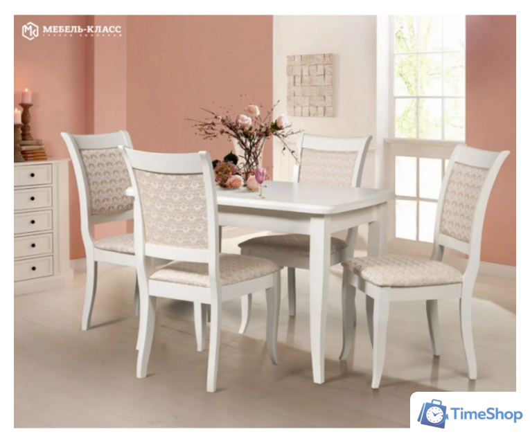 Кухонный стол Мебель-класс Виртус (белый) - Изображение №3 — Интернет-магазин Time-Shop