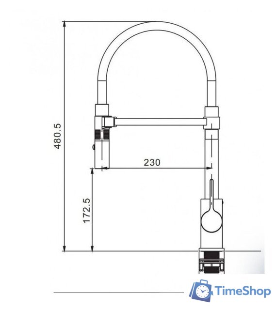 Смеситель Kern K2075 matt gold - Изображение №9 — Интернет-магазин Time-Shop