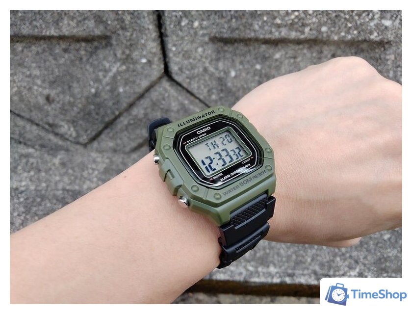 Наручные часы Casio W-218H-3A - Изображение №3 — Интернет-магазин Time-Shop