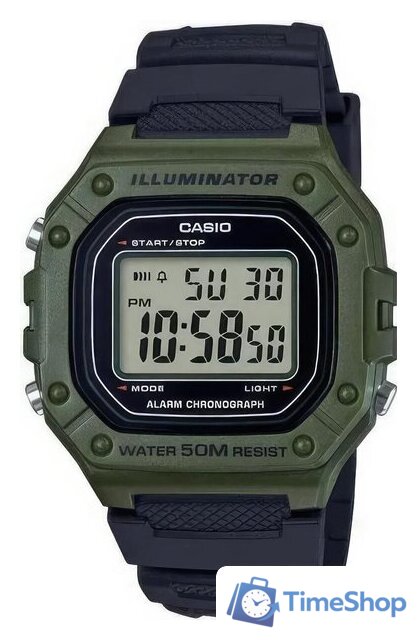 Наручные часы Casio W-218H-3A - Изображение №1 — Интернет-магазин Time-Shop