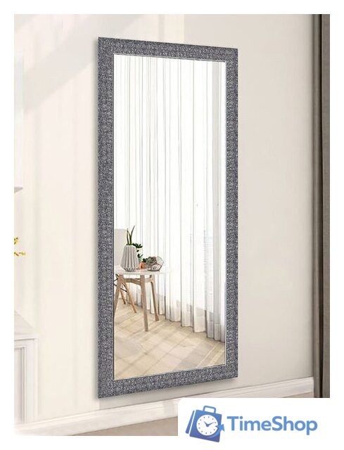 Зеркало Декарт Настенное в раме 8Л2436 (серый перламутр) - Изображение №3 — Интернет-магазин Time-Shop