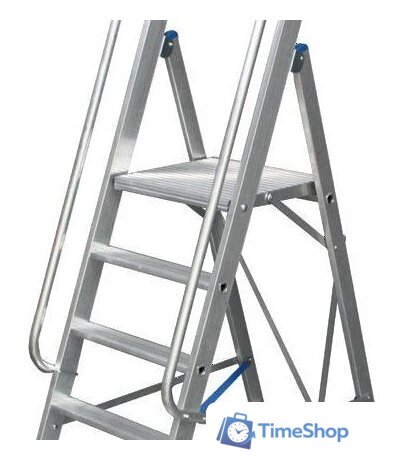 Лестница-стремянка Krause Stabilo с поручнем 14 ступеней - Изображение №2 — Интернет-магазин Time-Shop