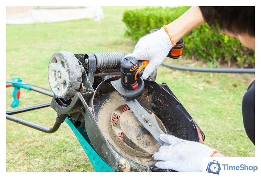 Угловая шлифмашина Worx WX801 (с 1-им АКБ, кейс) - Изображение №6 — Интернет-магазин Time-Shop